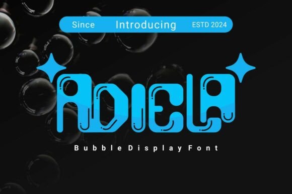 Adiela: The Playful Display Font for Dynamic Web Design
