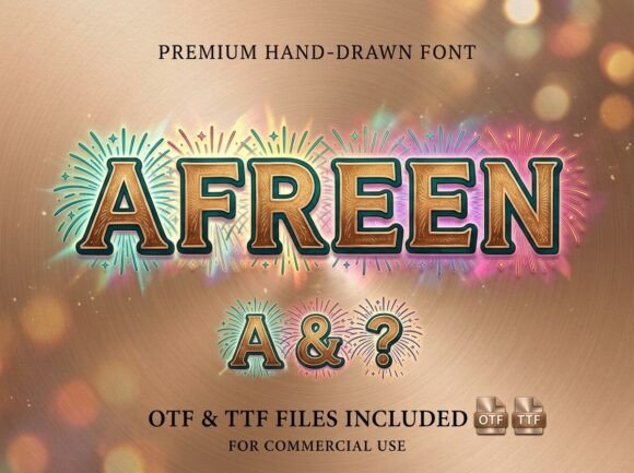 Afreen: The Premium Display Font for Vibrant Web Design