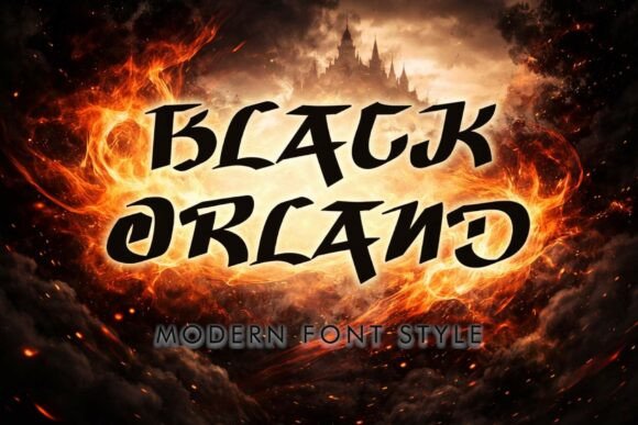 Black Orland: The Epic Display Typeface for Bold Brand Identity