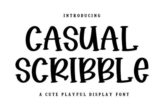 Casual Scribble Font for Handmade Creations