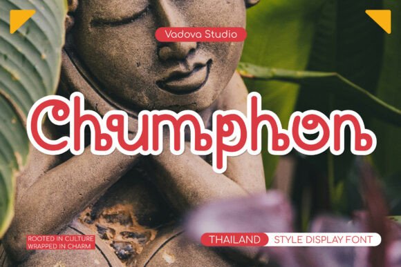 Chumphon: A Playful Display Font with Cultural Charm