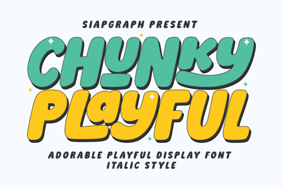 Chunky Playful: The Perfect Display Typeface for Handmade Creators