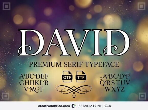David: The Display Font That Elevates Your Brand Identity