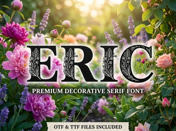 Eric: The Display Typeface That Anchors Your Campaign Visuals