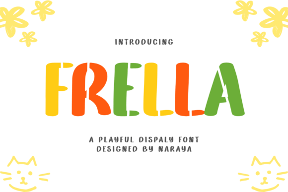 Frella: A Playful Handwriting Display Font for Joyful Branding