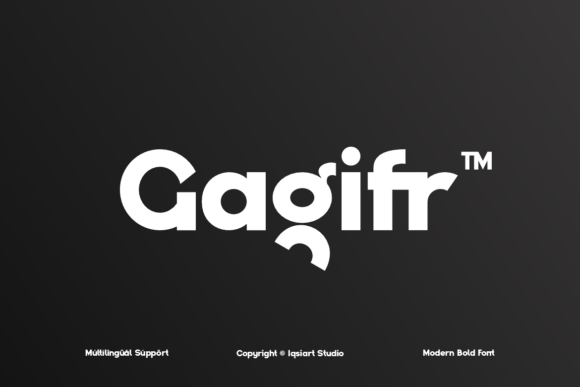 Gagifr: A Bold Display Font for Modern Campaigns