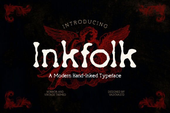 Inkfolk: The Modern Hand-Inked Typeface for Editorial Design