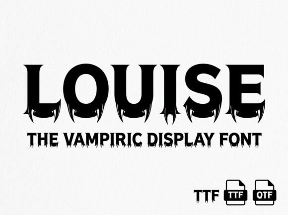 Louise: The Premium Display Font That Anchors Campaign Visuals
