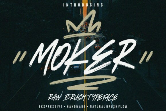 Moker: The Expressive Display Font for Authentic Branding