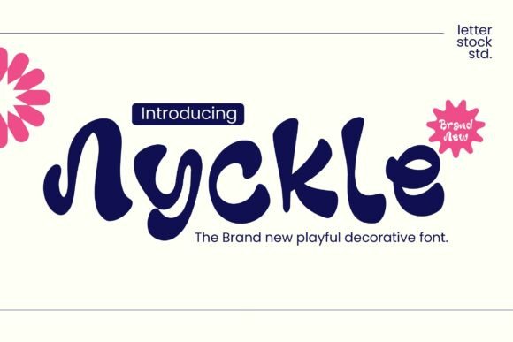 Nyckle: A Playful Display Font for Joyful Branding