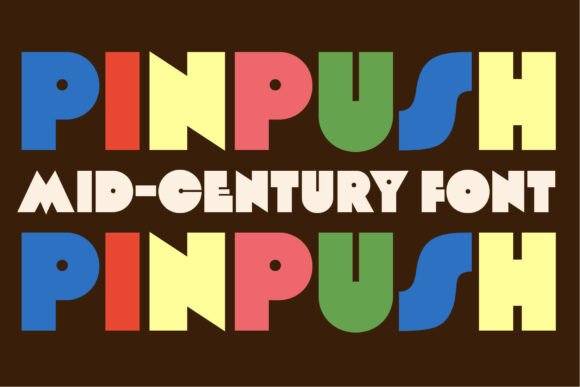 Pinpush: The Bold Display Typeface for High-Impact Campaigns
