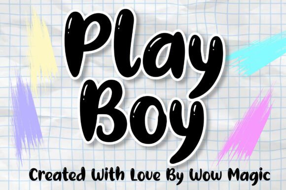 Play Boy Font for Editorial Design and Creative Projects