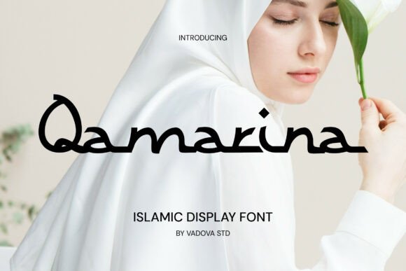Qamarina: A Graceful Display Typeface for Modern Editorial Design