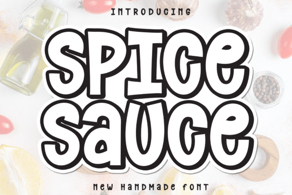 Spice Sauce: A Creative Display Typeface for Editorial Design