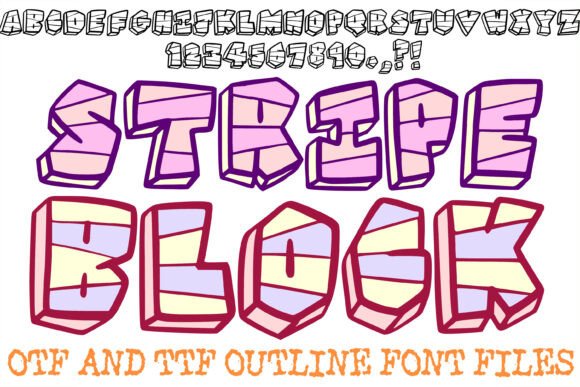 Stripe Block: The Bold Typeface for Editorial Impact