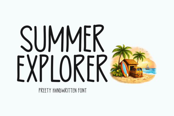Summer Explorer: The Playful Typeface for Bold Brand Identity