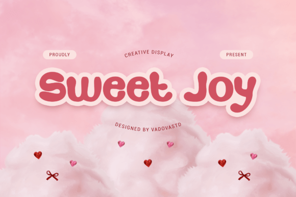Sweet Joy: A Playful Display Font for Editorial Design