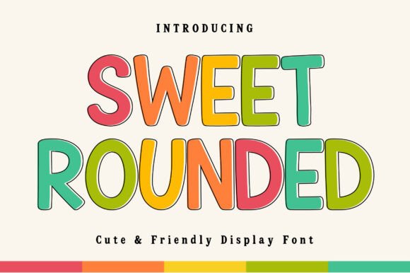 Sweet Rounded: The Bold Display Typeface for Modern Web Design
