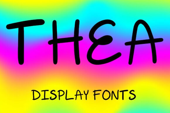 Thea: The Playful Display Font That Makes Campaigns Pop