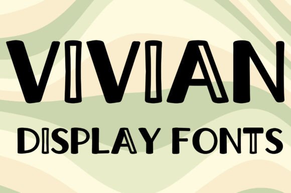 Vivian: A Bold Display Typeface for Modern Editorial Design