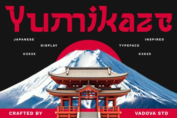 Yumikaze: A Modern Display Font for Bold Brand Identity